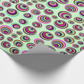 サイカラフルクスポット+背景とアイディア ラッピングペーパー (角)