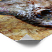 サイカラフルノセロス写真印刷 ポスター (角)