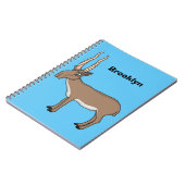 サイガアンテロープ漫画イラストレーション ノートブック (左側)