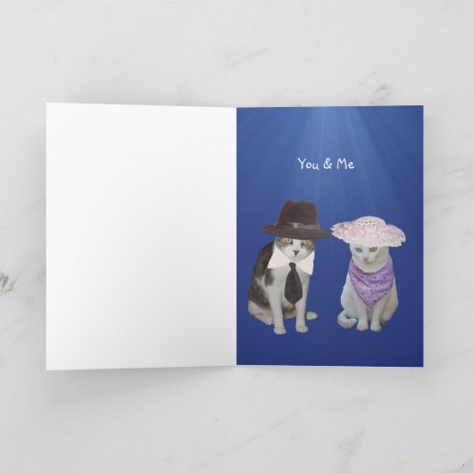 サイキおもしろいック子猫バレンタイン シーズンカード (内部)