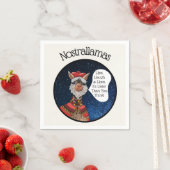 サイキッおもしろいク読・ラマ・ノストラダムス・ハロウィーン スタンダードカクテルナプキン (インサイチュ)