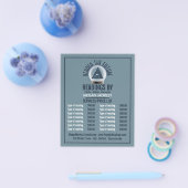 サイキックのプライス読リスト チラシ (シングル)