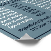 サイキックのプライス読リスト ポスター (角)