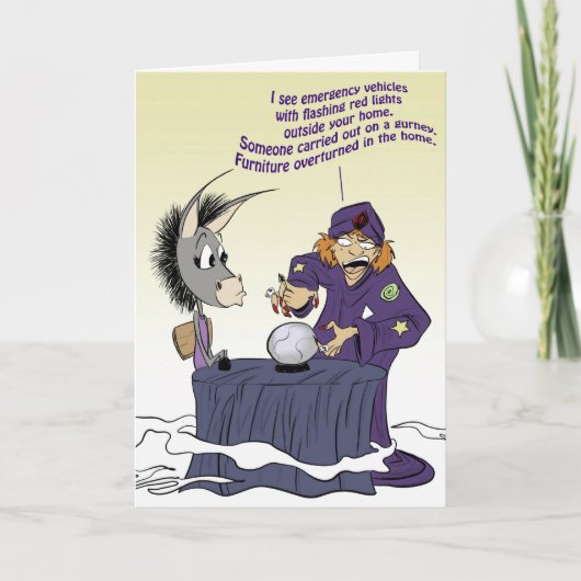 サイキックへの訪問 カード (正面)