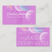 サイキックエネルギー修復銀河系スピリチュアルバルーン 名刺 (正面/裏面)