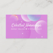 サイキックエネルギー修復銀河系スピリチュアルバルーン 名刺 (正面)