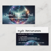 サイキッククリスタルボールブラックブルー 名刺 (正面/裏面)