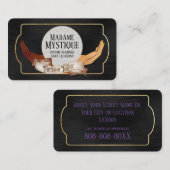 サイキッククリスタルボール占い師名刺 名刺 (正面/裏面)