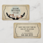 サイキッククリスタルボール占い師 名刺 (正面/裏面)