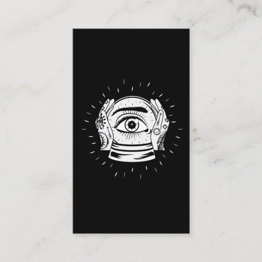 サイキッククリスタルボール占い師 名刺 (正面)