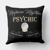 サイキッククリスタルボール金ゴールドとブラック クッション (裏面)