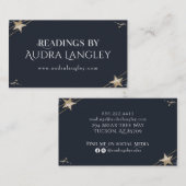 サイキックミディアムコズミックスターズビジネスカード 名刺 (正面/裏面)