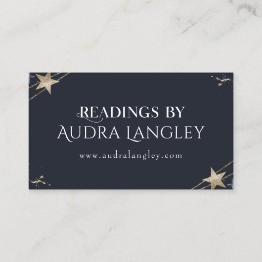 サイキックミディアムコズミックスターズビジネスカード 名刺 (正面)