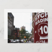 サイキックリーディングニューヨークシティ通り写真 ポストカード (正面/裏面)