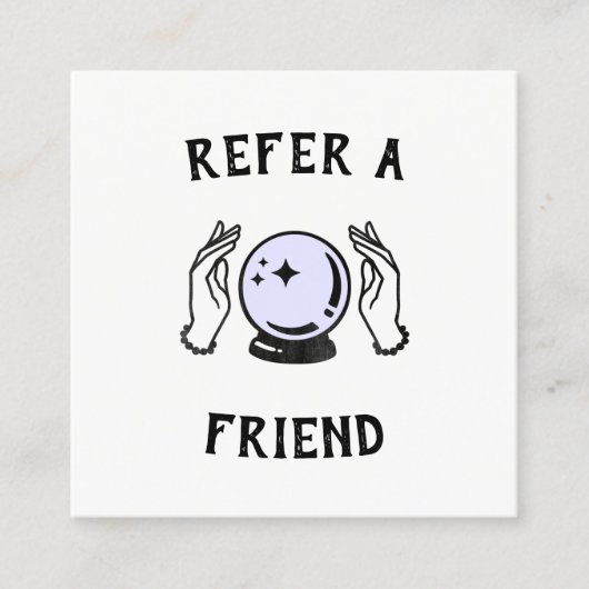 サイキック中のお客様の紹介カード 紹介カード (正面)