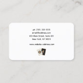 サイキック媒体タロットカードリーダビジネスカード 名刺 (裏面)