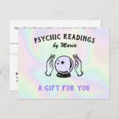 サイキック媒体ホログラフィックギフト証書 シーズンカード (正面/裏面)