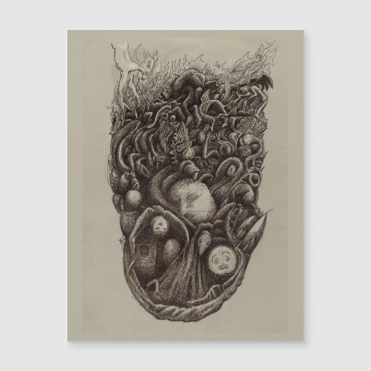 サイキック・アサルト、磁気カード (正面)