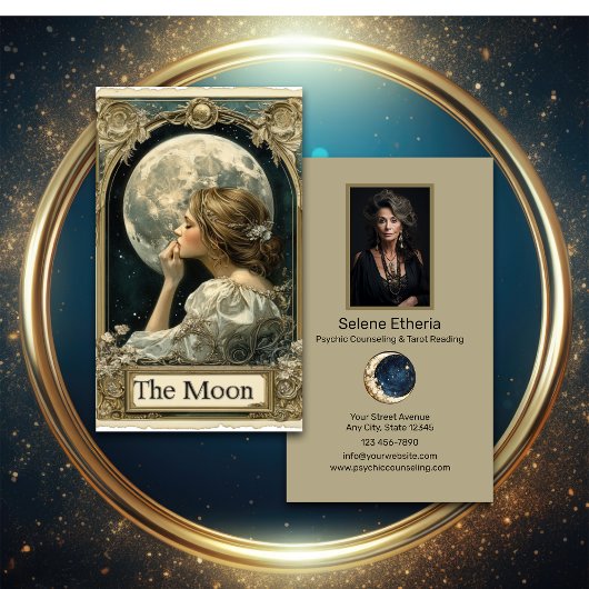 サイキック・カウンセリング&タロット読ズ 名刺