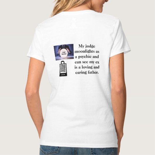 サイキック・ジャッジ – Tシャツ (裏面)