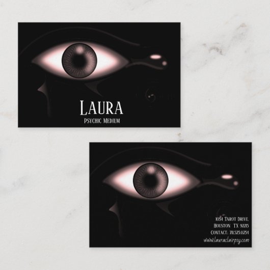 サイキック・メディア・ビジネス・カード 名刺 (正面/裏面)