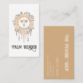 サイキッ読クパームタロットカードリーダー 名刺