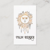 サイキッ読クパームタロットカードリーダー 名刺 (正面)