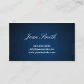 サイキッ読トのコンサルタントのダーククリスタルボール 名刺 (裏面)