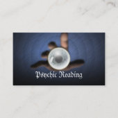 サイキッ読トのコンサルタントのダーククリスタルボール 名刺 (正面)
