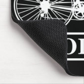 サイクおもしろいリストとバイクもしくは自転車に乗る人の嚢胞学者サイクリング マウスパッド (コーナー)