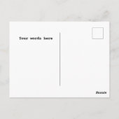 サイクおもしろいリストの誕生日の赤いサイクリングパン ポストカード (裏面)