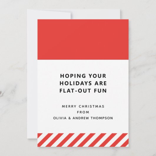 サイクおもしろいリストサイクリングホリデーカード (裏面)