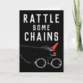 サイクおもしろいリストバイクもしくは自転車に乗る人ハロウィーン カード (正面)