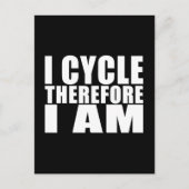 サイクおもしろいリスト引用文ジョーク:だからIサイクル ポストカード (正面)