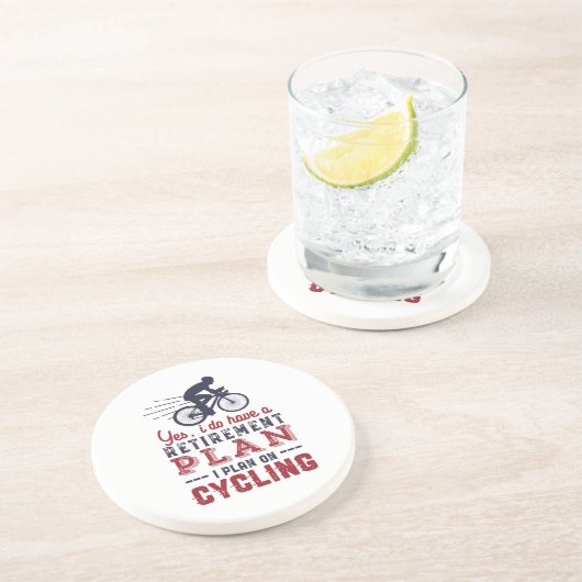 サイクおもしろいリスト退職したリタイアプラン自転車 コースター (側面)