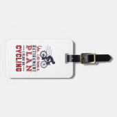 サイクおもしろいリスト退職したリタイアプラン自転車 ラゲッジタグ (正面横)