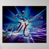 サイクやる気を起こさせるリストの引用文 ポスター (正面)