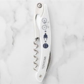 サイクパーソナライズされたリストの自転車が私を幸せに ソムリエナイフ (正面)