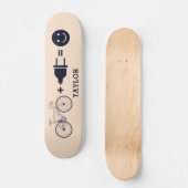 サイクパーソナライズされたリストEバイクで嬉しい スケートボード (正面)