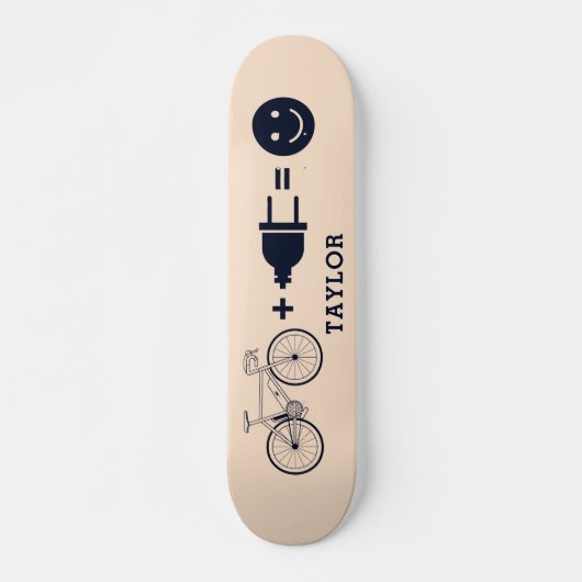 サイクパーソナライズされたリストEバイクで嬉しい スケートボード (正面)