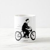 サイクフランスのリストのマグカップ コーヒーマグカップ (中央)