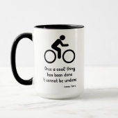 サイクモダンリストシックおもしろいバイクールシクル名 マグカップ (左)