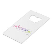 サイクラーのグループに乗るか死ぬか クレジットカード栓抜き (裏面アングル)