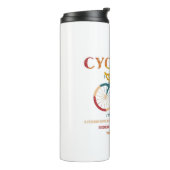 サイクリストおもしろいとバイクもしくは自転車に乗る人のサイコパスサイクリング タンブラー (回転左)