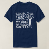 サイクリストおもしろいサイクリングサイクリング(2) Tシャツ (デザイン正面)