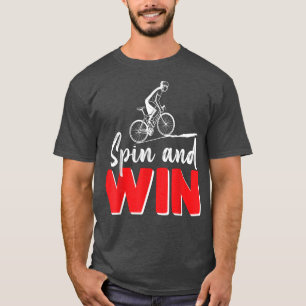 サイクリストおもしろいロードサイクリングレーシングバイクもしくは自転車に乗る人オフロードビ Tシャツ