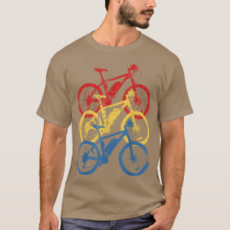 サイクリストおもしろいヴィンテージ自転車 Tシャツ