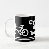 サイクリストそれはよくします コーヒーマグカップ (左)