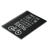 サイクリストのためのギフト サイクリング バイク 自転車 ノートブック (左側)