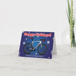 サイクリストのためのクリスマスカード シーズンカード